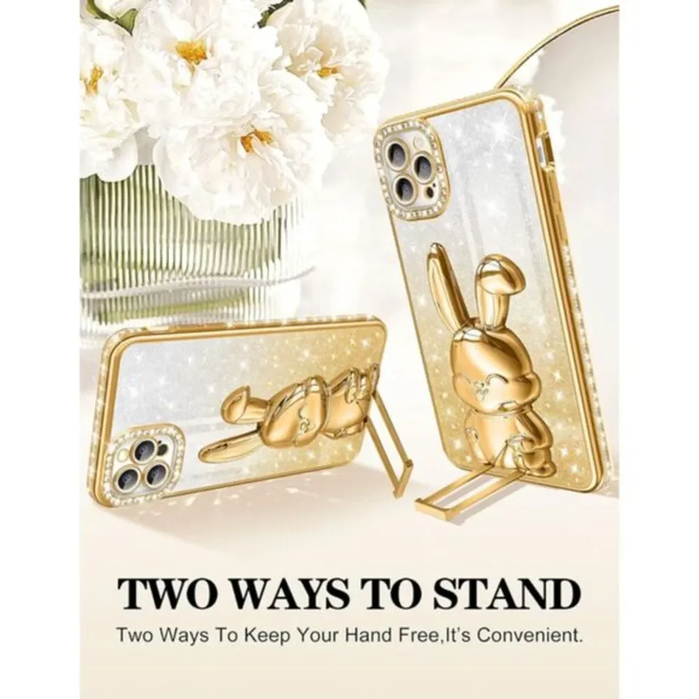 NEW Cora Logo Apple iPhone 14 Pro Gold Case‎ - (3791)